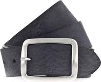 Vanzetti Leren riem Genuine Beauty 40mm Full Leather Belt W90 Black zwart