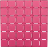 MSV Premium douchemat badmat antislip pads - 6 stuks - roze