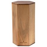 Knivesandtools Bloc à couteaux magnétique B200-24, bloc à couteaux magnétique 6 faces, bois d'acacia