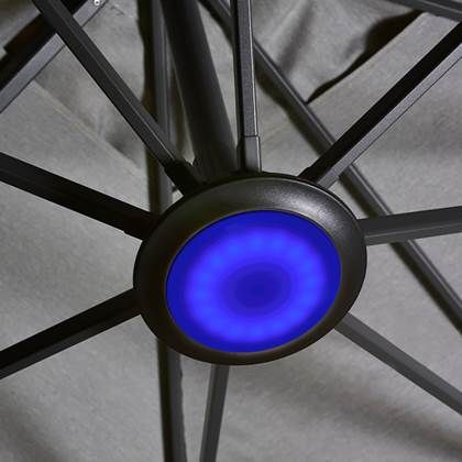 Platinum Parasol LED Lamp - Grijs - 8720039160552