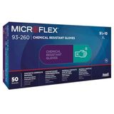 MicroflexAnsell 93260090 Microflex 93-260 Mil Drievoudig Laag Wegwerp Neopreen en Nitril Blend Handschoenen, Groen, L, 25 paar