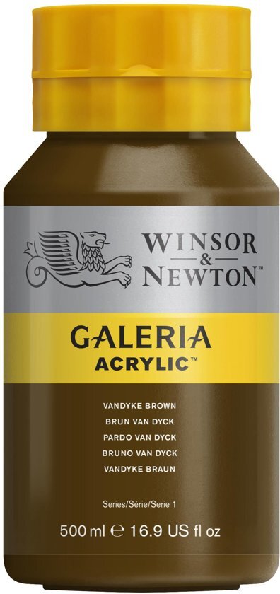 Winsor & Newton Galeria Acryl 500ml Vandyke Brown