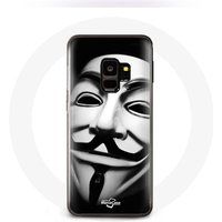 Maniacase Hoesje voor Samsung Galaxy S9 plus Wij zijn legioen anoniem masker