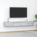 Sonoma Eiken meuble TV 2 pièces 80x31x25,5 cm bois traité gris