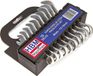 HBM Machines B.V. 10-delige Korte Metrische Steek – Ringsleutelset 10 - 19 mm