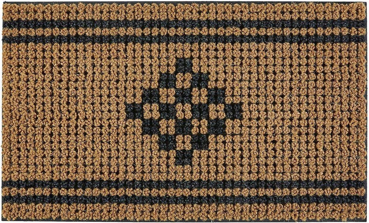 MD-Entree Kokosmat - Rivièra Ornament - 45 x 75 cm - Bruin