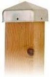 Merkloos G'Artdeco Paal-ornament piramide RVS 71x71 mm