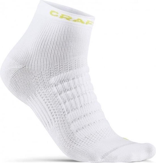 Craft Adv. Mid Sock - wit - maat 37-39