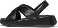 FitFlop Sandales pour femme F-Mode Knot Soft-Leather Flatform B/Strap