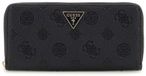 GUESS Cresidia II SLG Large Zip Around Wallet Black zwart