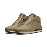 PUMA ST Runner v4 Mid sneakers, uniseks 44, Soft Taupe Chestnut Brown Warm White