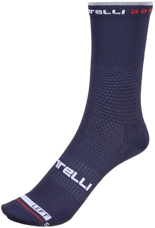 Castelli Rosso Corsa Pro 15 Sokken - blauw