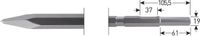 Rotec 6-kant Puntbeitel 380mm 6-kant ø21,0 / ø19x66 - 2154006