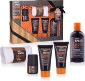 BRUBAKER Cosmetics Spa Sport Musk - 5-delige Cadeauset voor Mannen