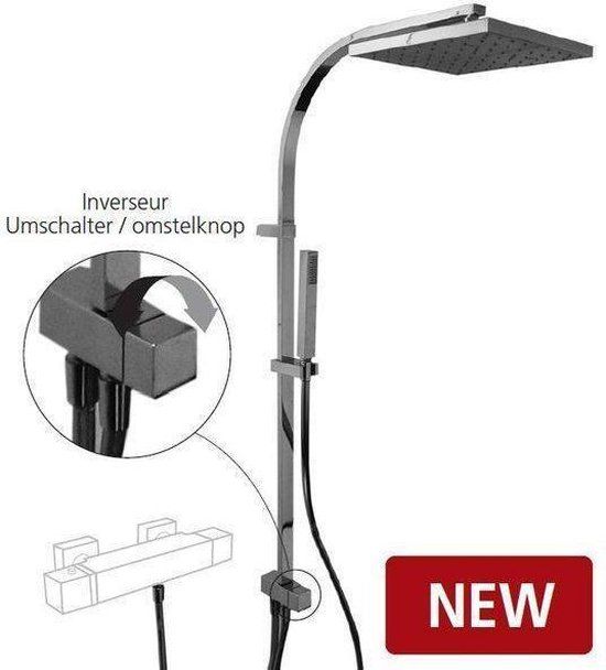 Tres Douchekraan 107926 - Chroom - Met handdouche