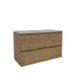 Saniclass Holz Pure Badkamermeubelset - 100x45x62cm - Mat Eiken Natural