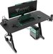 SENSE7 Nomad Classic Gaming Bureau - 140x60 cm - Zwart
