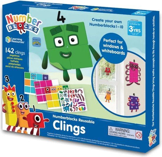 Learning Resources Numberblocks Herbruikbare stickers (142 st.)