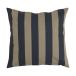 Garden Glory Coussin rayé Garden Glory Noir-beige, 50x50 cm