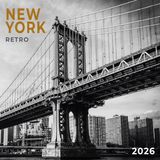 Tushita New York Retro 2026 Wandkalender 2025/2026