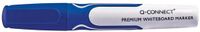 Q-CONNECT Premium whiteboard marker, 3 mm, ronde punt, blauw 10 stuks