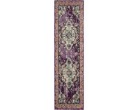Safavieh Tapijtloper Milà | Polypropyleen | Lila | 60 x 240 cm