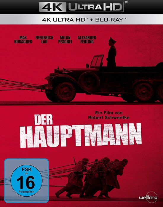 Der Hauptmann - The Captain [4K UHD + Blu-ray] - Standard Edition - Duits gesproken, Duits ondertiteld