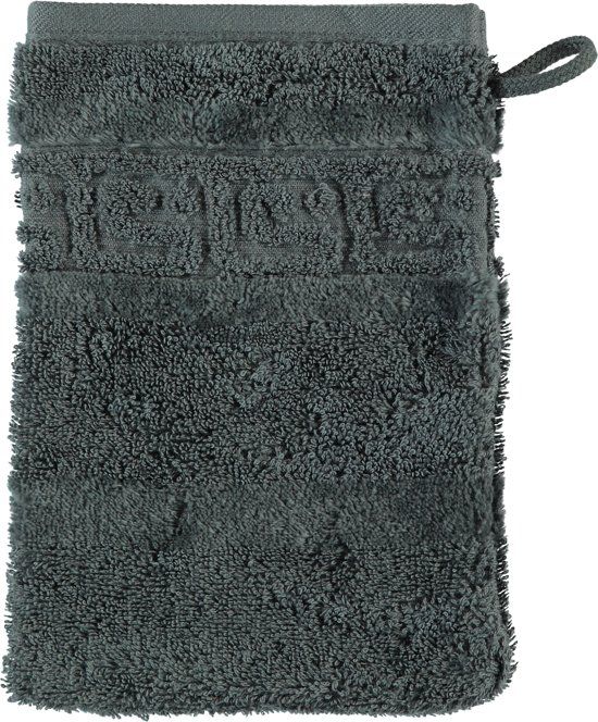 CAWÖ Noblesse Uni Washandje - Antraciet - 16x22