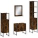 Maison Exclusive - Ensemble de meubles de salle de bain 4 pièces en bois composite chêne fumé