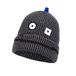 Buff Gebreide Beanie Funn Robot Unisex One Size Grijs Melange