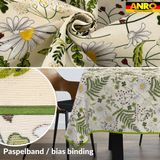 ANRO Tafelkleed Kamille Groen 140x100cm