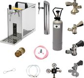 ich-zapfe HAJUS AG Biertap PYGMY 25, 1-kraans, 35 liter/uur, Roestvrij staal