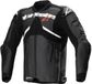 Alpinestars Atem V5 Veste en cuir Noir Blanc