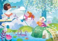 Michèle Wilson Puzzle en bois découpé à la main - Princesses modernes - 10 à 25 pièces