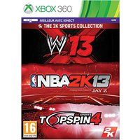 Take 2 TRIPLE PACK SPORT X360 NBA2K13+WWE13+TOP