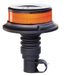 Ryme Automotive Roterende led, barnsteen, R65-goedgekeurd, DIN-aansluitsokkel, universeel, voor tractoren, kranen of speciale transportvoertuigen, waarschuwing