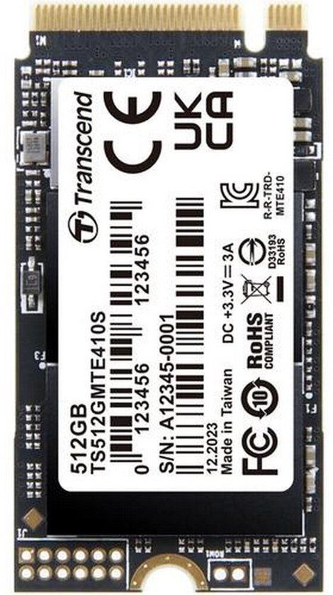 Transcend TS512GMTE410S 512GB M.2 NVMe SSD