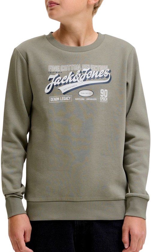 Jack & Jones Logo Crew 2 Col Sweater Junior - Maat 176
