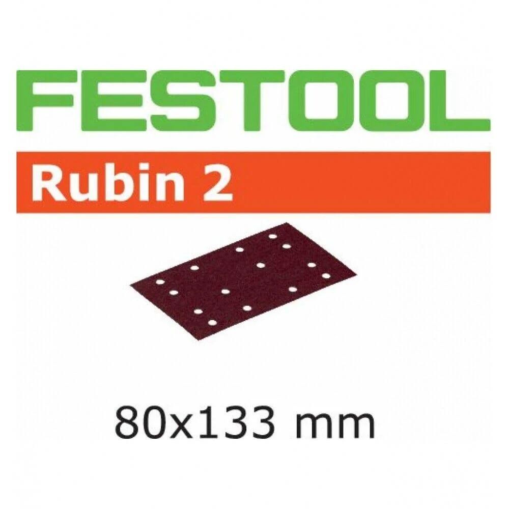 Festool 499053 STF 80X133 P220 RU2/50 Sanding Strips - P220 - Wood (50 pcs)