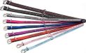 Nobby Halsband Crystal met 2 rijen Swarovski elementen Zwart Leer 37-42 cm