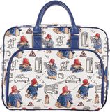Signare Gobelinstof Laptoptas Paddington Bear Beertje Paddington Creme Ondergrond 16 inch
