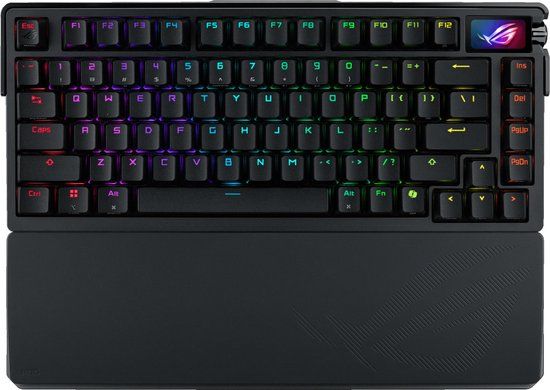 ASUS ROG Azoth Extreme Gaming Toetsenbord - QWERTZ Frans - Zwart