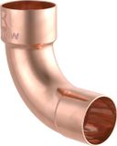 KIRCHHOFF CU Boog 90° - Blanco - 18 mm - 1 mof - (5001a) (10x)