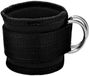 Merkloos Wan GmbH Enkelbanden Fitness - Kabelbanden Benen - Krachttraining Ondersteuning - Dubbele D-ring - 26x8cm - Zwart