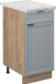 Vicco Fame-Line Keukenonderkast – 40 cm, WB Marmer Licht blauw-grijs