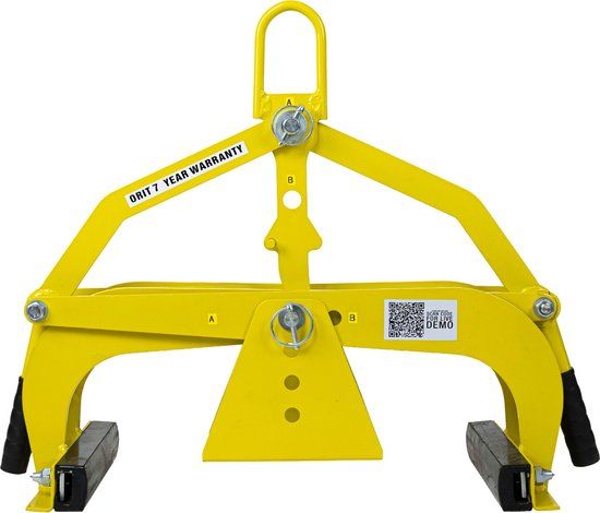 Orit H-420-420-1021-000 Hijsklem - 10-420 mm - Geel - 13 kg - 8718026806811