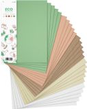 Netuno - set decoratief papier in ecologische kleuren - 5x5 - A4 - 21 x 29,7 cm - 25 vellen