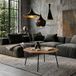 Home Deco Factory Table Basse Ronde Marron