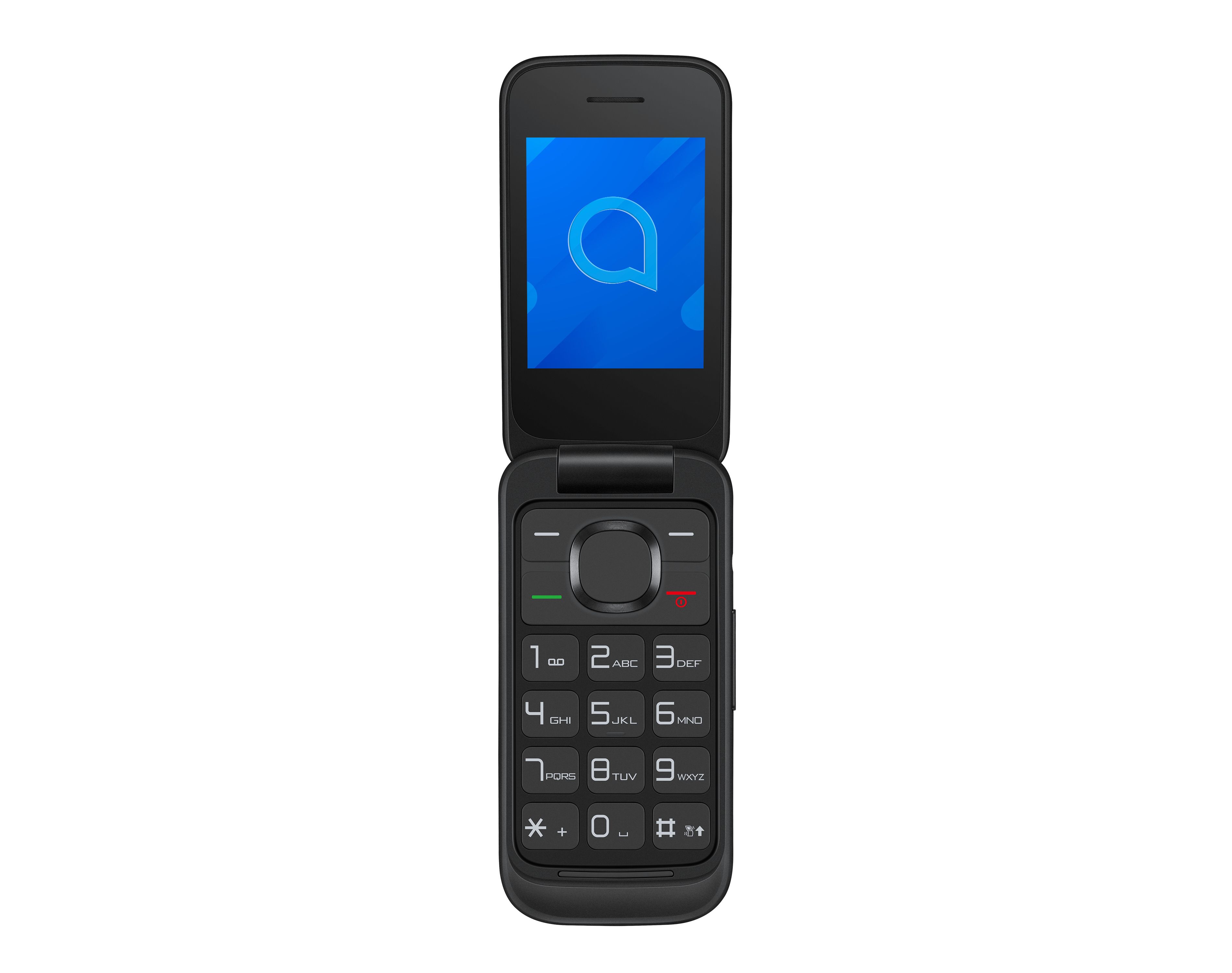 Alcatel 2057D - Volcano Black - Feature Phone