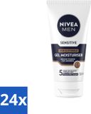 NIVEA MEN Sensitive Gezichtsgel Huid & Stoppelbaard - 24 stuks x 50 ml
